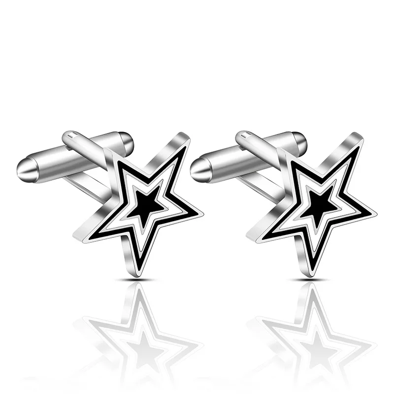 2*1.9cm Pentagram Cufflinks Sleeve Studs Cuff Alloy Man Wedding Souvenirs For Luxury Brand Jewelry Lawyer Fathers Day Novelties
2*1.9cm Pentagram Cufflinks Sleeve Studs Cuff Alloy Man Wedding Souvenirs For Luxury Brand Jewelry Lawyer Fathers Day Novelties