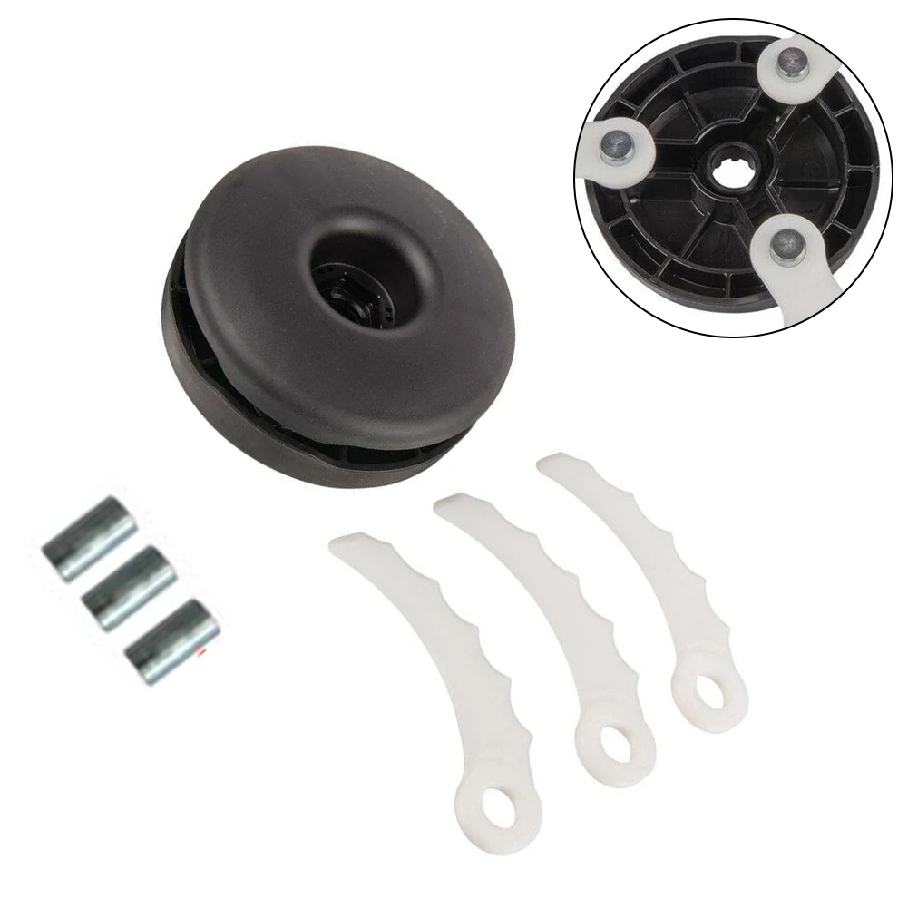 Cutter Head&three Plastic Knives&Accessories For Cordless Scythes Trimming Surface Work For MKT 198383-1 Garden Tool Accessory
Cutter Head&three Plastic Knives&Accessories For Cordless Scythes Trimming Surface Work For MKT 198383-1 Garden Tool Accessory