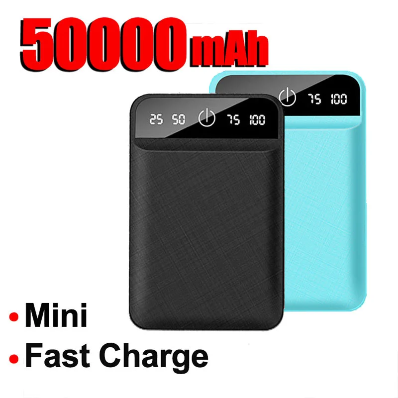 Mini Fast Charging Power Bank Portable 50000mAh Charger Digital Display External Battery Charge for Outdoor iPhone Samsung mi
Mini Fast Charging Power Bank Portable 50000mAh Charger Digital Display External Battery Charge for Outdoor iPhone Samsung mi