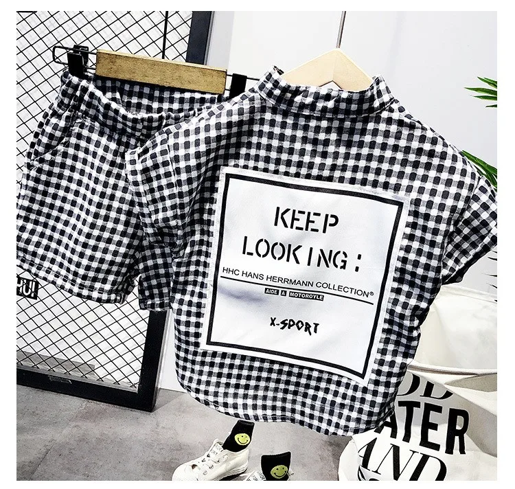 2022 Children's Clothing Boys Short Sleeve Shorts 2Pcs Sets For Kids Summer Costume For Girls Suit 2-7 Year Boys Outfit
2022 Children's Clothing Boys Short Sleeve Shorts 2Pcs Sets For Kids Summer Costume For Girls Suit 2-7 Year Boys Outfit