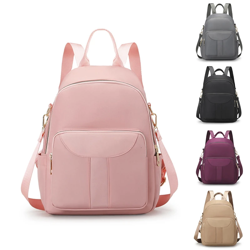 Female Pack Nylon Women Laptop Backpack Fashion Bagpack Shoulder Back Bag Style Solid Color Backpacks For Girls Bookbag
Female Pack Nylon Women Laptop Backpack Fashion Bagpack Shoulder Back Bag Style Solid Color Backpacks For Girls Bookbag