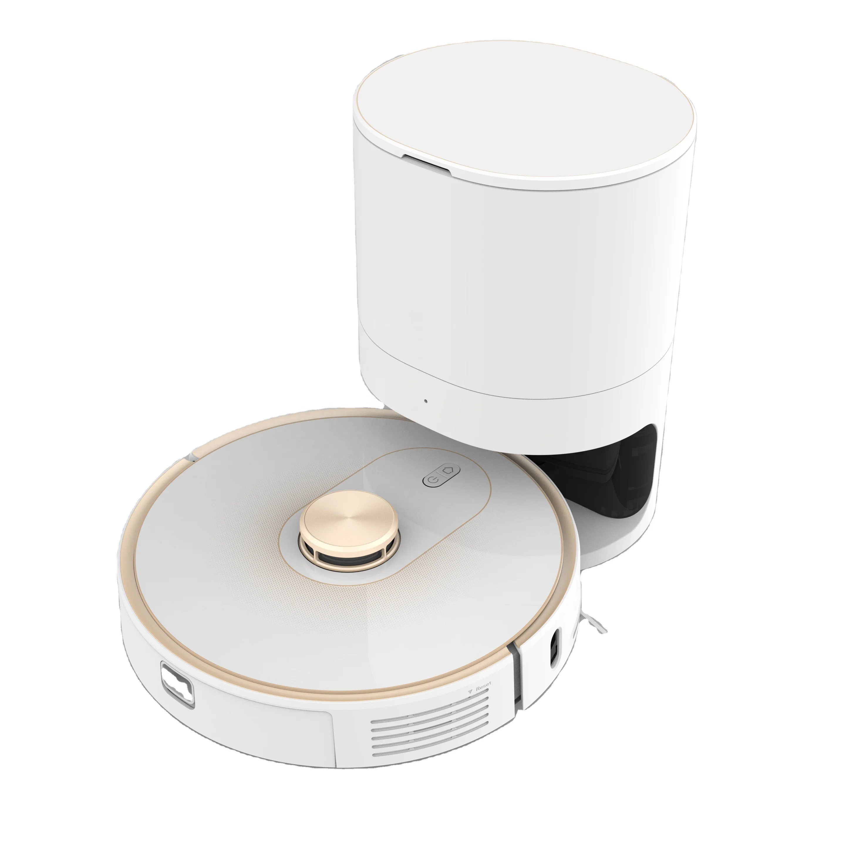 Smart Tuya WiFi Automatic Robotic Sweeper Rechargeable Robot Vacuum Cleaner with self-emptying dustbin
Smart Tuya WiFi Automatic Robotic Sweeper Rechargeable Robot Vacuum Cleaner with self-emptying dustbin