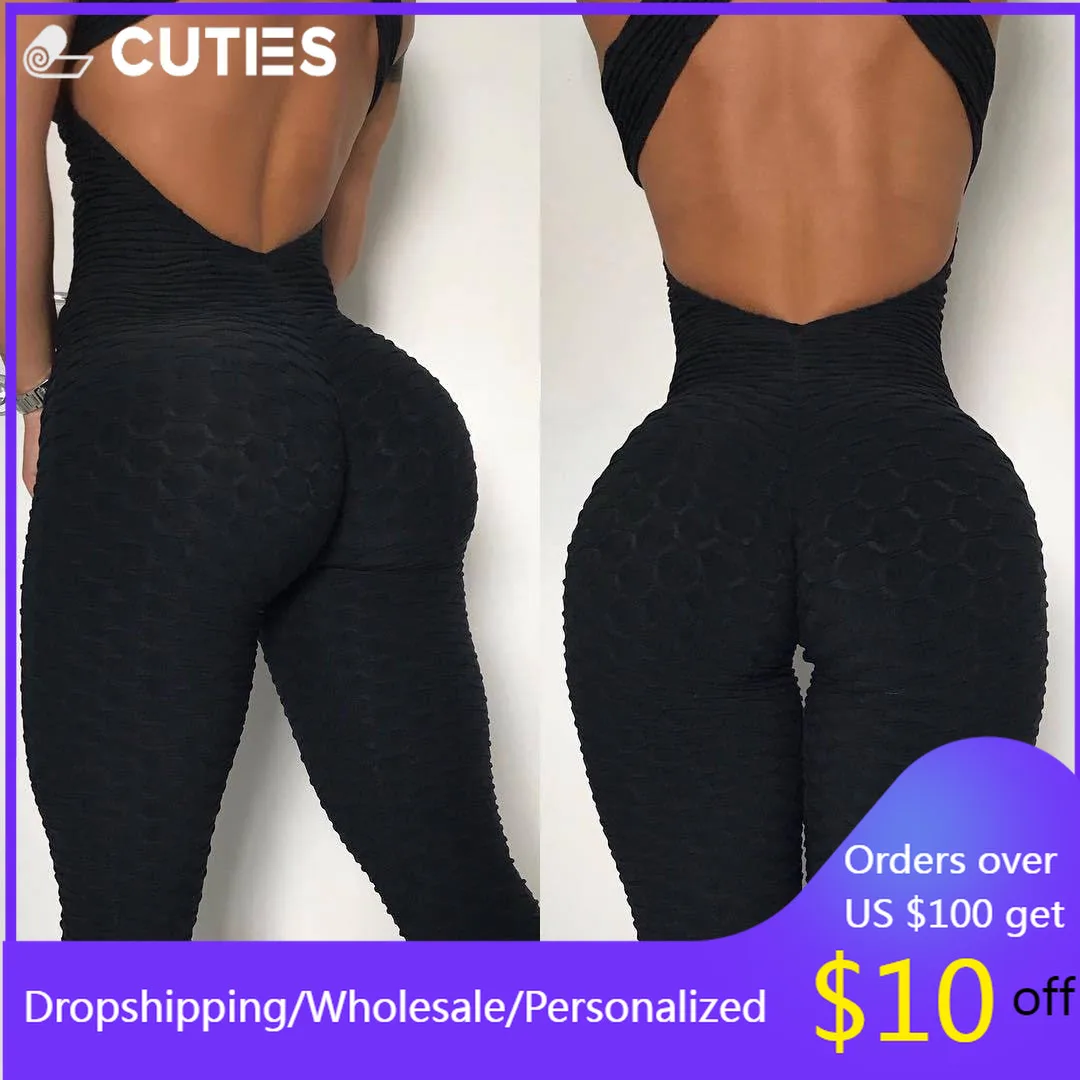 Sexy One Piece Yoga Set Fitness Jumpsuit Sportswear For Women Solid Jacquard Backless Gym Wear Tracksuit Running Workout Suit
Sexy One Piece Yoga Set Fitness Jumpsuit Sportswear For Women Solid Jacquard Backless Gym Wear Tracksuit Running Workout Suit