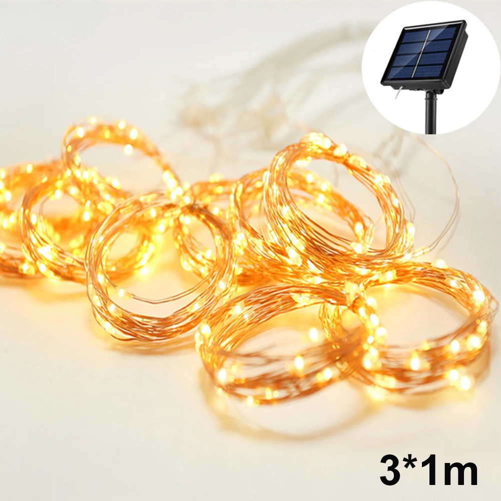 8 Modes Solar Powered LED Curtain String Lights Waterproof Copper Wire Garland Lights For Garden Yard Party Wedding Room Decor
8 Modes Solar Powered LED Curtain String Lights Waterproof Copper Wire Garland Lights For Garden Yard Party Wedding Room Decor