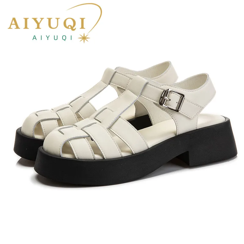 AIYUQI Sandals Women Closed Toe Wear 2022 Summer New Buckle Women Roman Shoes Casual Thick Heels Women's Sandals
AIYUQI Sandals Women Closed Toe Wear 2022 Summer New Buckle Women Roman Shoes Casual Thick Heels Women's Sandals