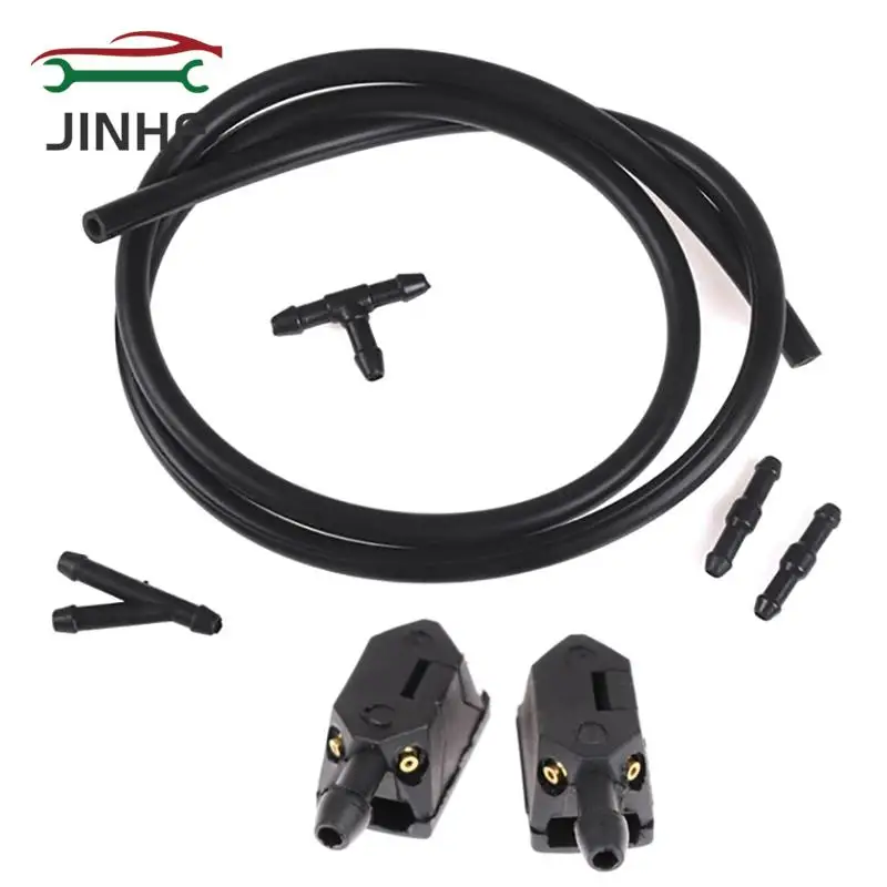 New 7Pcs/set Front Windscreen Wiper Arm Washer Nozzle Jets 2m Windshield Washer Nozzle Hose Tube With Connector T Y Straight
New 7Pcs/set Front Windscreen Wiper Arm Washer Nozzle Jets 2m Windshield Washer Nozzle Hose Tube With Connector T Y Straight