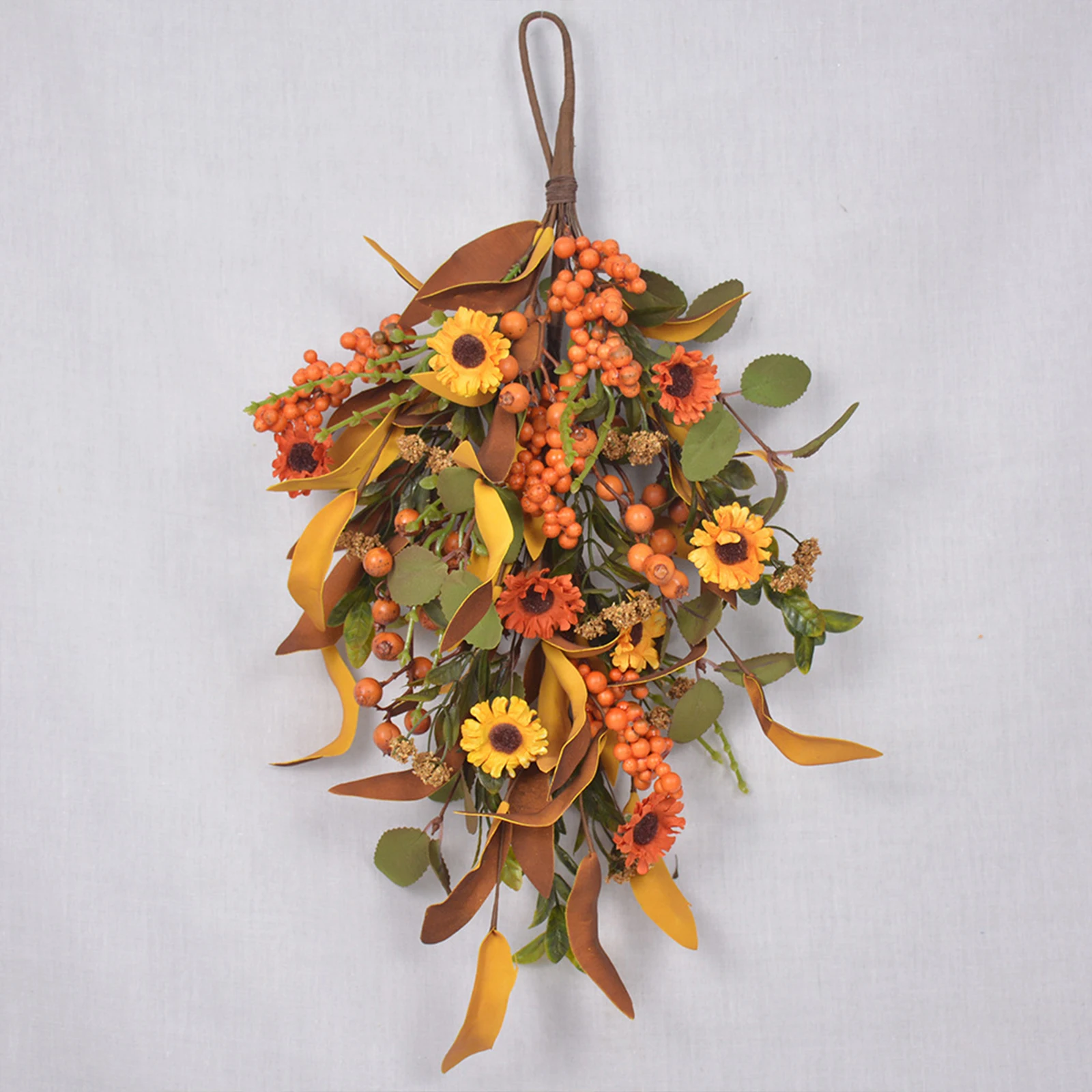 Artificial Foam Pumpkins Silk Maple Leaves Sunflower And Berries Fall Swag Thanksgiving Wall Wedding Fake Garland Door Wreath
Artificial Foam Pumpkins Silk Maple Leaves Sunflower And Berries Fall Swag Thanksgiving Wall Wedding Fake Garland Door Wreath