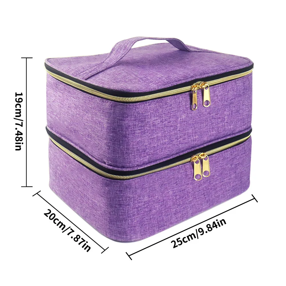 Nailpolish Organizer Nail Polish Storage Bag Portable Cosmetic Large Handbag Organizer Double Layer Design Nail Box Storage
Nailpolish Organizer Nail Polish Storage Bag Portable Cosmetic Large Handbag Organizer Double Layer Design Nail Box Storage