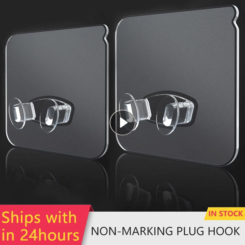3/1pcs Wall Storage Hook Strong Self Adhesive Power Plug Socket Storage Holder Hanger Punch-free Kitchen Office Organizer HookS
3/1pcs Wall Storage Hook Strong Self Adhesive Power Plug Socket Storage Holder Hanger Punch-free Kitchen Office Organizer HookS