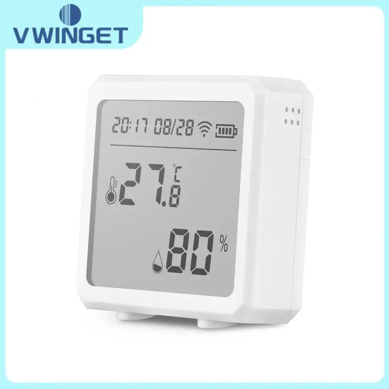 Портативный датчик температуры Tuya Zigbee, датчик влажности и температуры с питанием от аккумулятора, гигрометр с сигнализацией о низком заряд...
Портативный датчик температуры Tuya Zigbee, датчик влажности и температуры с питанием от аккумулятора, гигрометр с сигнализацией о низком заряд...