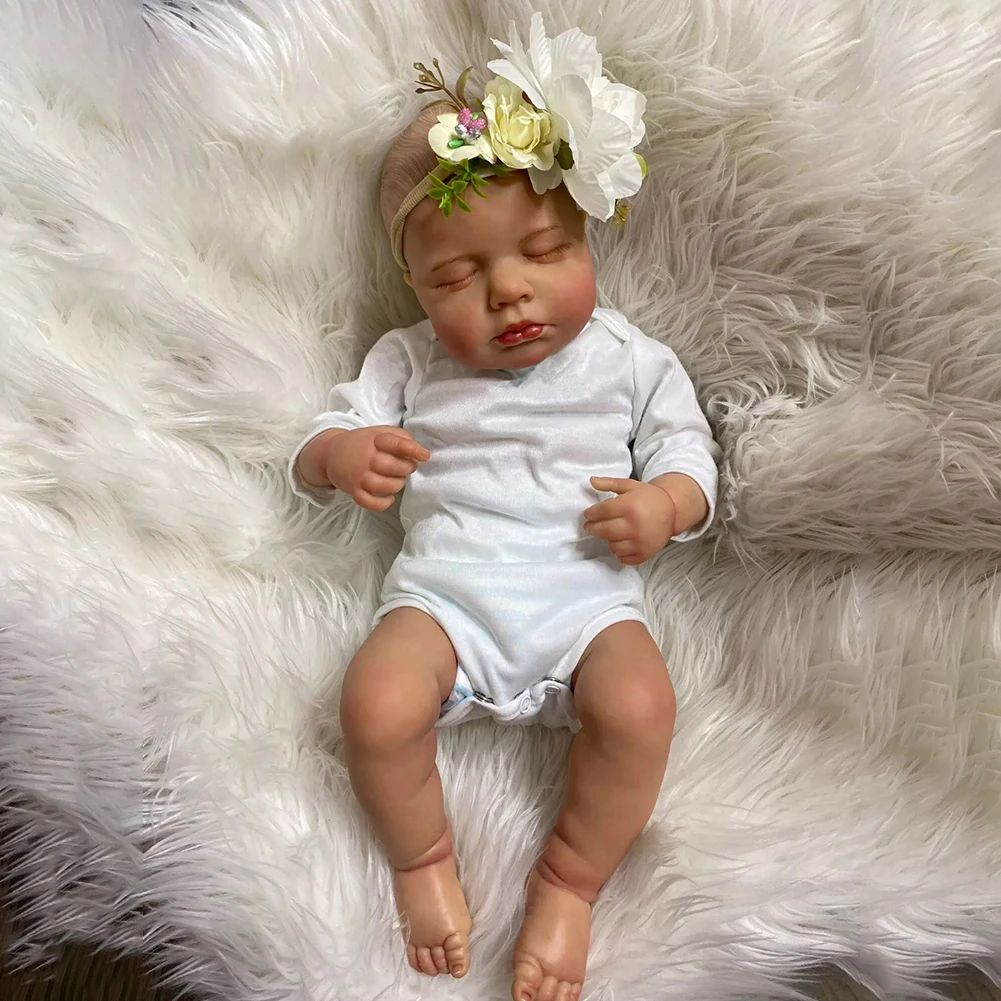 Silicone Reborn Doll Realistic Vinyl Flexible Lifelike Reborn Doll Toy Accessory Hand-painted Newborn Babies Photography Prop
Silicone Reborn Doll Realistic Vinyl Flexible Lifelike Reborn Doll Toy Accessory Hand-painted Newborn Babies Photography Prop