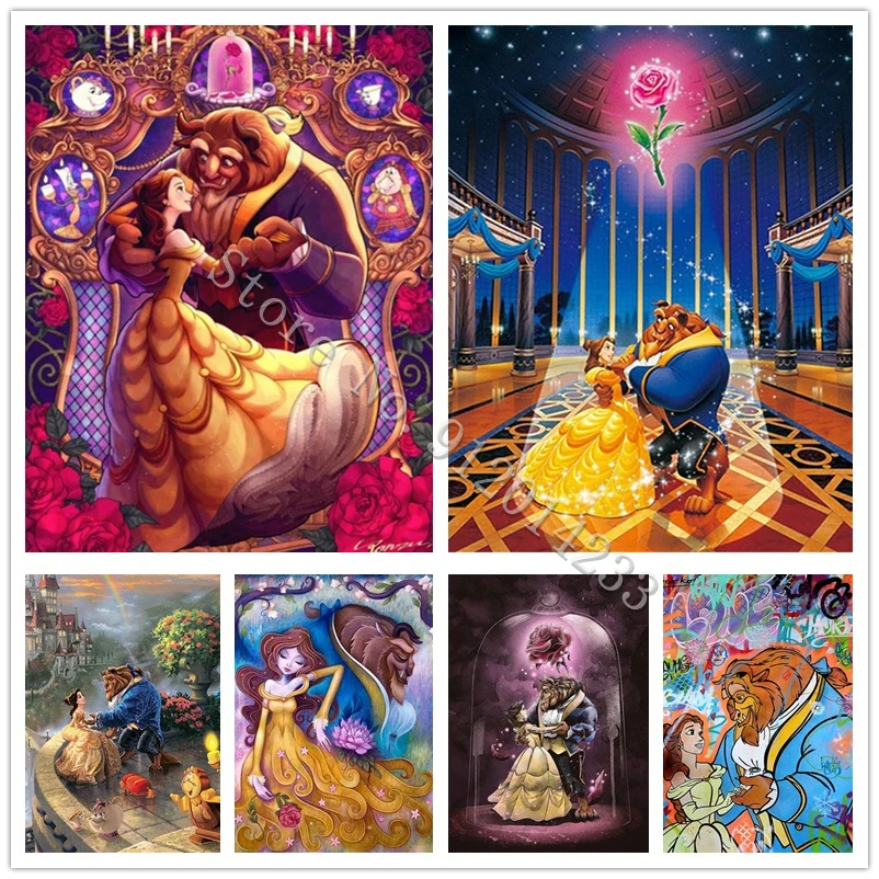 Алмазная живопись Disney Красавица и чудовище, персонажи мультфильмов, полноразмерная/круглая Алмазная вышивка Стразы, домашний декор
Алмазная живопись Disney Красавица и чудовище, персонажи мультфильмов, полноразмерная/круглая Алмазная вышивка Стразы, домашний декор