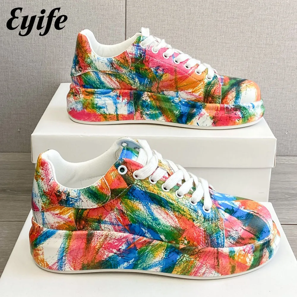 New Mix Colors Sneakers Women 2022 Autumn Fashion Ladies Round Toe Lace Up Casual Vulcanized Shoes Outdoor Running Sport Flats
New Mix Colors Sneakers Women 2022 Autumn Fashion Ladies Round Toe Lace Up Casual Vulcanized Shoes Outdoor Running Sport Flats