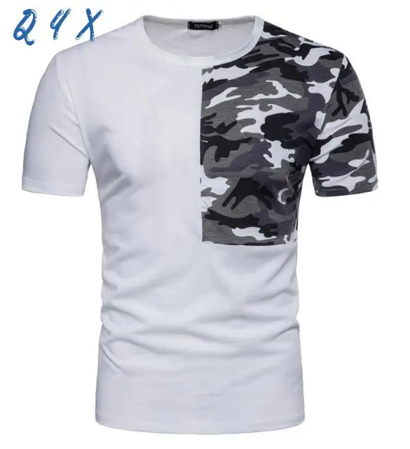 Casual 2022 Summer Fashion T-shirt Men's Camouflage Stitching 3d Printing Short-sleeved Hip-hop Top O-neck Soldiers Breathable
Casual 2022 Summer Fashion T-shirt Men's Camouflage Stitching 3d Printing Short-sleeved Hip-hop Top O-neck Soldiers Breathable