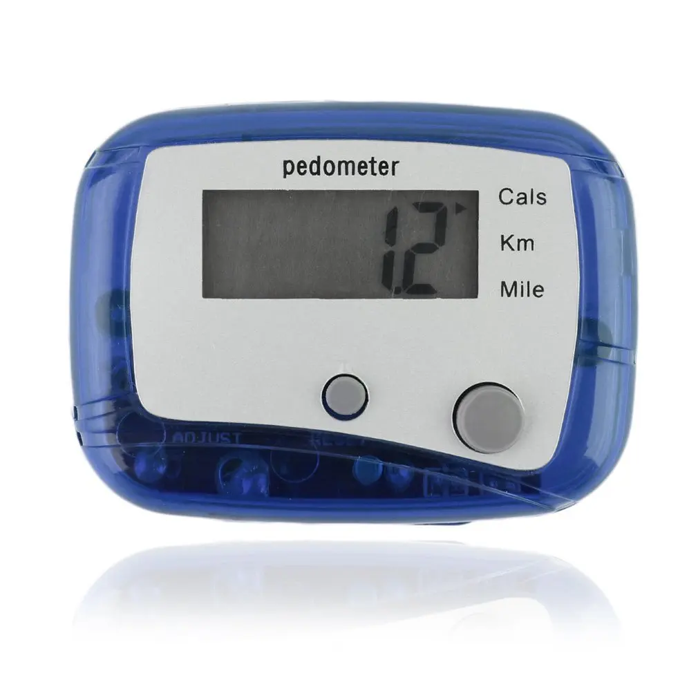 Multi-function Pedometer Double-key Pedometer Electronic Treadmill Counter Mile Kilometer Calorie Calculation Step 0-99999
Multi-function Pedometer Double-key Pedometer Electronic Treadmill Counter Mile Kilometer Calorie Calculation Step 0-99999