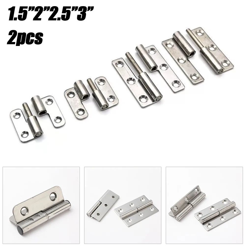2pcs Detachable Hinge Slip Joint Flag Lift Off Detachable Door Stainless Steel Home Improvement Furniture Supllies Household 
2pcs Detachable Hinge Slip Joint Flag Lift Off Detachable Door Stainless Steel Home Improvement Furniture Supllies Household