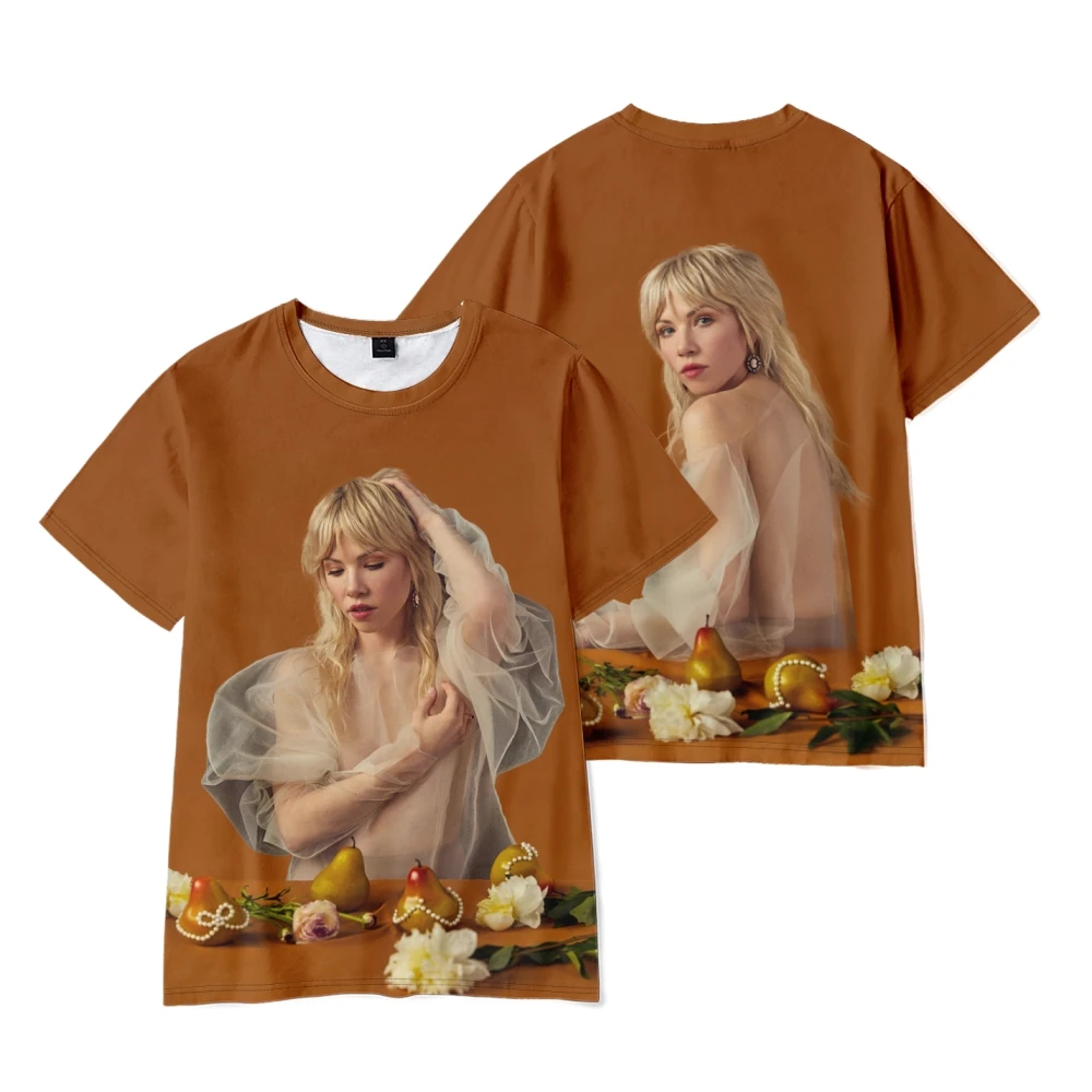 Carly Rae Jepsen Tshirt Crewneck Short Sleeve Women Men T-shirt American Pop Singer 2022 Casual Style 3D Clothes
Carly Rae Jepsen Tshirt Crewneck Short Sleeve Women Men T-shirt American Pop Singer 2022 Casual Style 3D Clothes