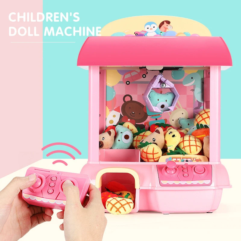 DIY Doll Machine Kids Coin Operated Play Game Mini Claw Catch Toy Crane Machines Music Doll Children Xmas Birthday Gifts
DIY Doll Machine Kids Coin Operated Play Game Mini Claw Catch Toy Crane Machines Music Doll Children Xmas Birthday Gifts