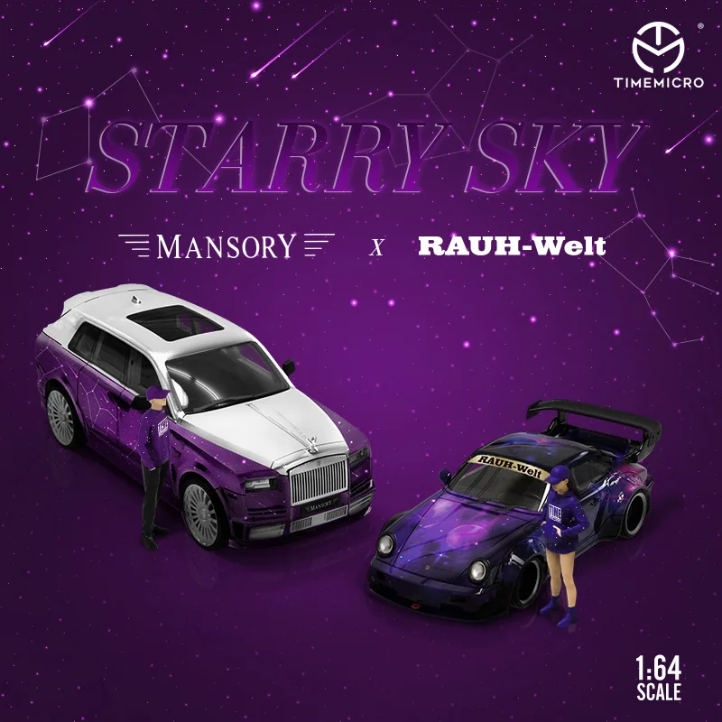 TIME Star Purple TM 1:64 Cullinan modified MANSORY wide body RWB 964 alloy car model
TIME Star Purple TM 1:64 Cullinan modified MANSORY wide body RWB 964 alloy car model