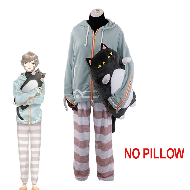 Vtuber Nijisanji Kanae Cosplay Wig Costume Suit Plush Kanae Pyjamas Halloween Cute Unisex Costume Stripes Suit Pant Coat Set
Vtuber Nijisanji Kanae Cosplay Wig Costume Suit Plush Kanae Pyjamas Halloween Cute Unisex Costume Stripes Suit Pant Coat Set