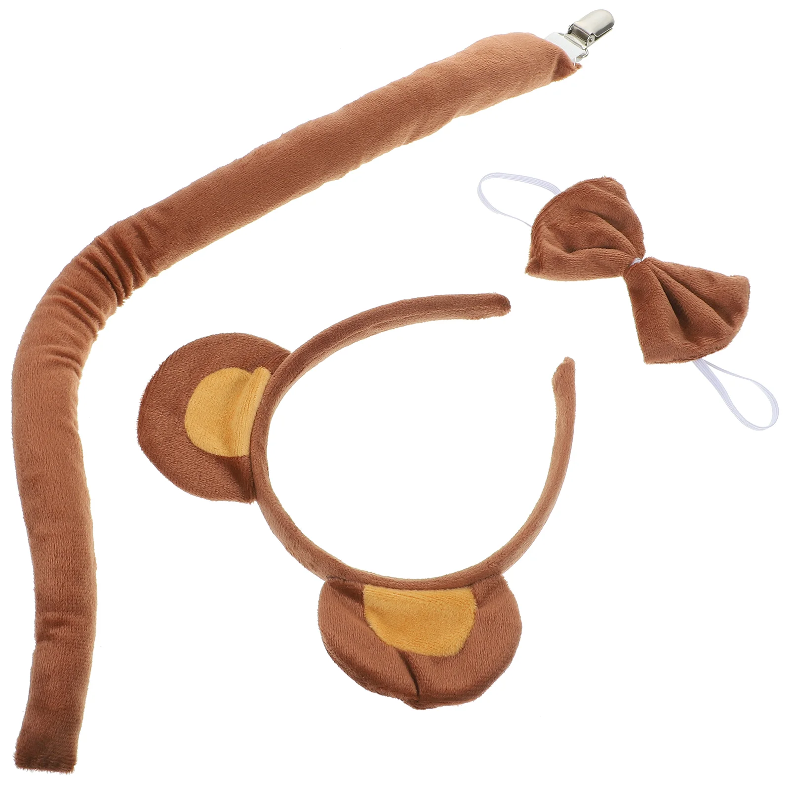 1 Set Cosplay Bear Costume Animal Ear Headband Tail Bear Costume Bowtie Props for Performance
1 Set Cosplay Bear Costume Animal Ear Headband Tail Bear Costume Bowtie Props for Performance