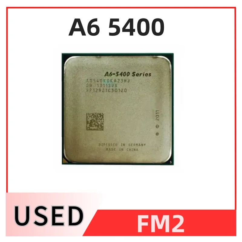 A6-Series A6 5400K A6-5400K A6 5400 CPU 3,6 GHz 65W Socket FM2 двухъядерный процессор для настольного компьютера
A6-Series A6 5400K A6-5400K A6 5400 CPU 3,6 GHz 65W Socket FM2 двухъядерный процессор для настольного компьютера