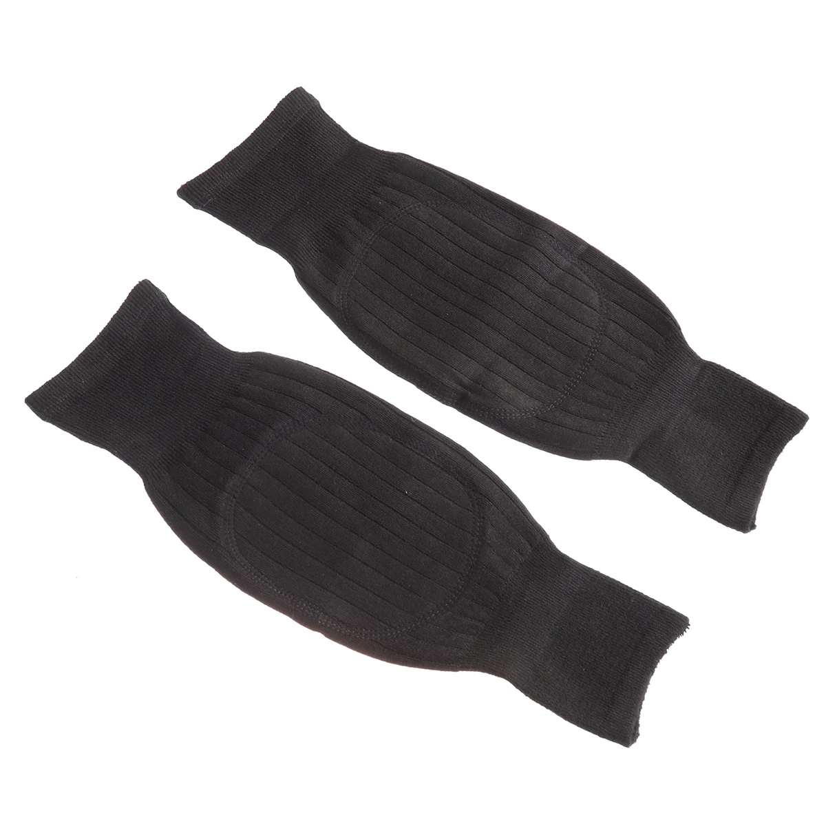 

1 Pair Breathable Wool Winter Knee Warmer Unisex Thicken Elastic Knee Brace Knee Pad Knees Sleeves (Black,Random Color of Inner)