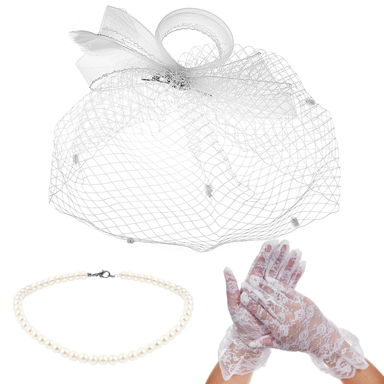Bridal Veils Hair Accessories Necklace Wedding Bride Hat Women Fascinator Headdress Costume Miss
Bridal Veils Hair Accessories Necklace Wedding Bride Hat Women Fascinator Headdress Costume Miss