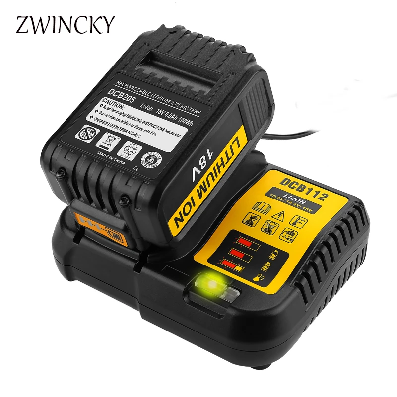 Зарядное устройство ZWINCKY DCB112 для литий-ионных аккумуляторов Dewalt 10,8 в 12 В 14,4 в 18 в 20 в Dcb101 Dcb200 Dcb140 Dcb105 Dcb200
Зарядное устройство ZWINCKY DCB112 для литий-ионных аккумуляторов Dewalt 10,8 в 12 В 14,4 в 18 в 20 в Dcb101 Dcb200 Dcb140 Dcb105 Dcb200
