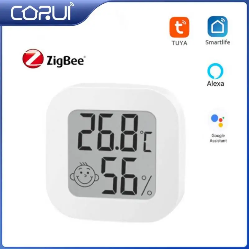 CORUI Tuya Smart Home Temperature And Humidity Sensor ZigBee Automation Remote Control Smart Life APP With Alexa Google Home
CORUI Tuya Smart Home Temperature And Humidity Sensor ZigBee Automation Remote Control Smart Life APP With Alexa Google Home