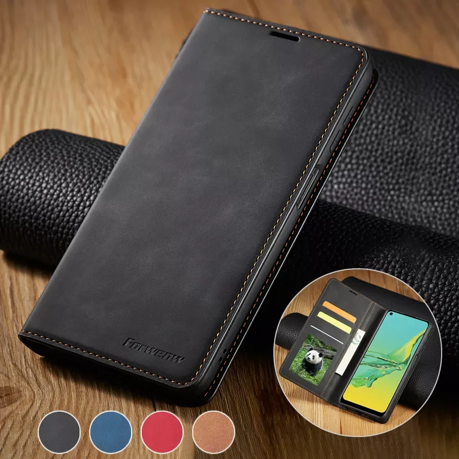 

Leather Case For Samsung Galaxy A12 A13 A23 A31 A32 A33 A50 A51 A52 A53 A70 A71 A72 A73 S22 Ultra S21 Plus S20 FE S10 S9