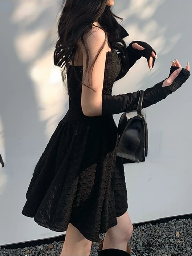 Pure Color Sexy Strapless Dress Woman Elegant Y2k Mini Dress Evening Party One Piece Dress Korea Fashion Casual 2022 Summer Chic 
Pure Color Sexy Strapless Dress Woman Elegant Y2k Mini Dress Evening Party One Piece Dress Korea Fashion Casual 2022 Summer Chic