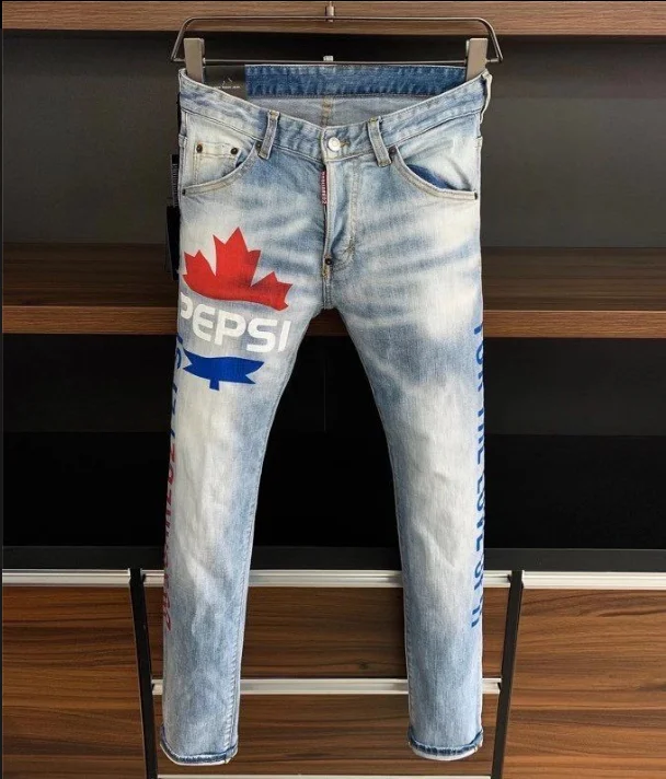 New Dsquared2 men's and women's same style jeans, fashion style DSQUARED2 letter straight-leg pants, sizes 44--54 9803
New Dsquared2 men's and women's same style jeans, fashion style DSQUARED2 letter straight-leg pants, sizes 44--54 9803