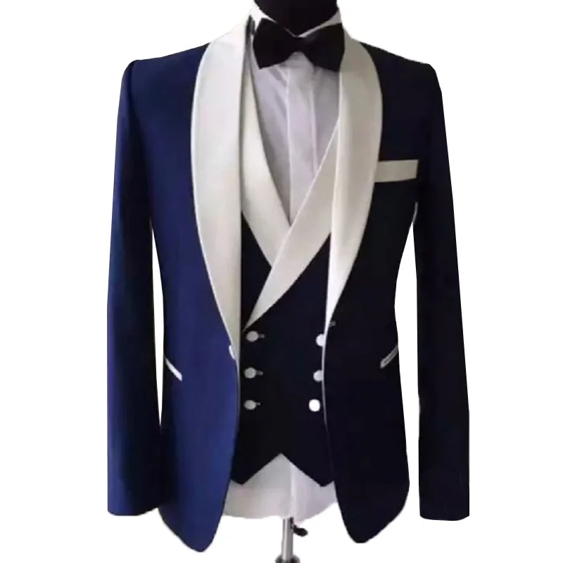 Thorndike 2023 New Fashion Navy Blue Suits for Men Custom Made Slim Groom Custom 3 Piece Wedding Mens Suit (Jacket+Pants+Vest)
Thorndike 2023 New Fashion Navy Blue Suits for Men Custom Made Slim Groom Custom 3 Piece Wedding Mens Suit (Jacket+Pants+Vest)