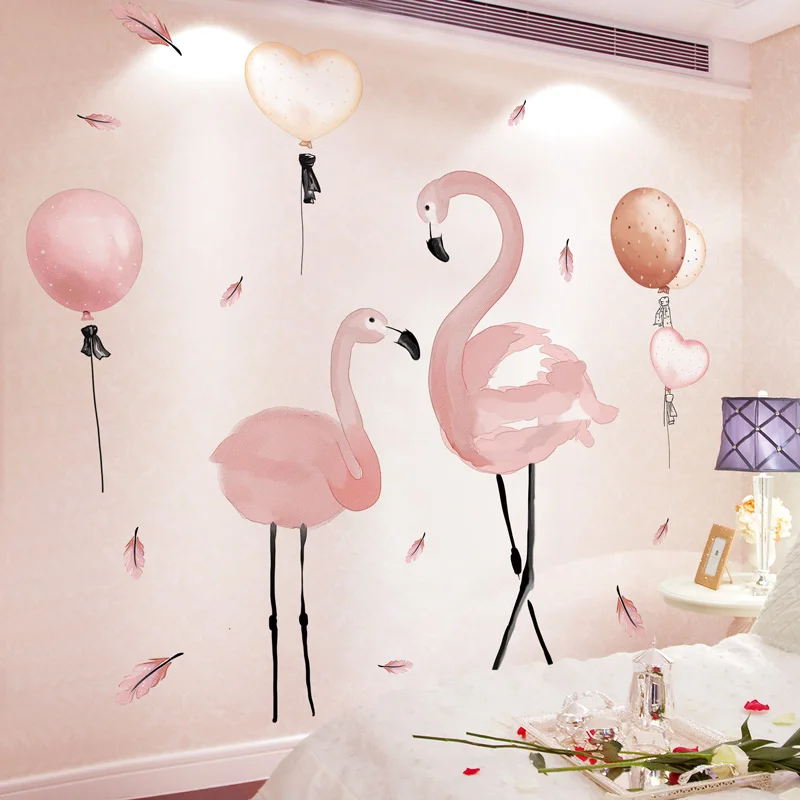 Pink Flamingo Animals Wall Stickers Decor DIY Balloons Mural Decals for Kids Rooms Baby Bedroom Children Nursery Home Decoration
Pink Flamingo Animals Wall Stickers Decor DIY Balloons Mural Decals for Kids Rooms Baby Bedroom Children Nursery Home Decoration
