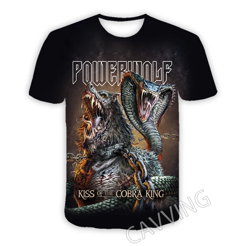 Powerwolf 3D Printed Casual T-shirts Hip Hop Tee Shirts Harajuku Styles Tops Fashion Clothing for Women/men T02
Powerwolf 3D Printed Casual T-shirts Hip Hop Tee Shirts Harajuku Styles Tops Fashion Clothing for Women/men T02
