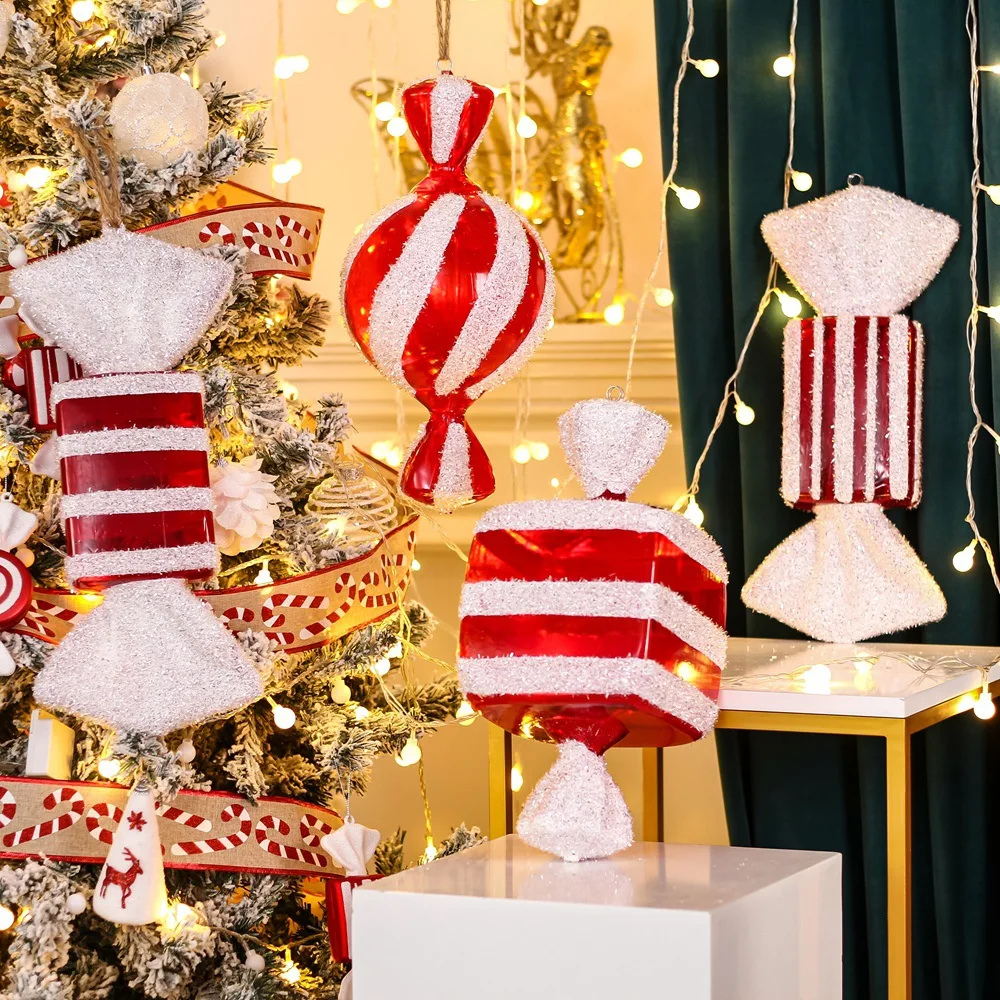 Large Christmas Painted Candy Cane Red White Artificial Lollipops Xmas Tree Hanging Pendant for New Year 2023 Navidad Gift Toys
Large Christmas Painted Candy Cane Red White Artificial Lollipops Xmas Tree Hanging Pendant for New Year 2023 Navidad Gift Toys