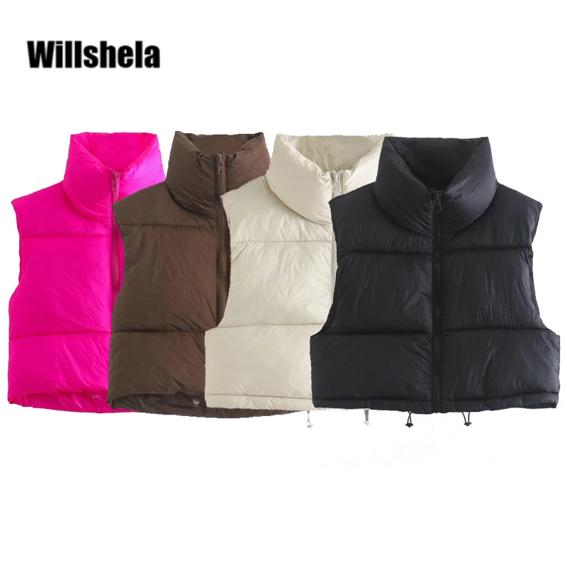 Модный укороченный жилет Willshela Vrouwen с вырезом, повседневная куртка, шикарная женская зимняя теплая одежда
Модный укороченный жилет Willshela Vrouwen с вырезом, повседневная куртка, шикарная женская зимняя теплая одежда