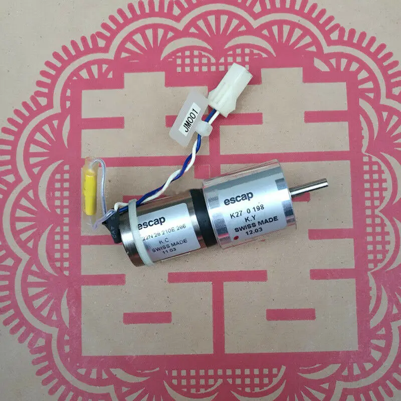 Бывший в употреблении Швейцарский Escap 22N 28 210E 286, маленькая Беспроводная Планетарная Редукторная коробка передач диаметром 27 мм, 22 мм, D вал, 4 мм
Бывший в употреблении Швейцарский Escap 22N 28 210E 286, маленькая Беспроводная Планетарная Редукторная коробка передач диаметром 27 мм, 22 мм, D вал, 4 мм