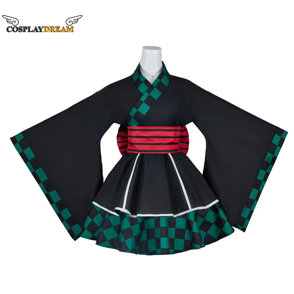 Demon Slayer Tanjirou Kamado female Cosplay Costume Cute Girl Kimono Set With Bow Halloween Japanese Anime Cosplay Costume
Demon Slayer Tanjirou Kamado female Cosplay Costume Cute Girl Kimono Set With Bow Halloween Japanese Anime Cosplay Costume