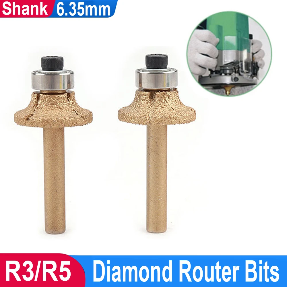 Алмазные фрезы с круглым хвостовиком 6,35 мм, 1-5 шт.
Алмазные фрезы с круглым хвостовиком 6,35 мм, 1-5 шт.