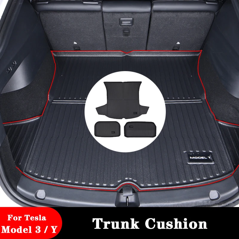 Upgrade Thickened Car Trunk Mat Front Trunk Mat For Tesla Model 3 Y 2021-22 TPE Front & Rear Trunk Waterproof Dirt Resistant Pad
Upgrade Thickened Car Trunk Mat Front Trunk Mat For Tesla Model 3 Y 2021-22 TPE Front & Rear Trunk Waterproof Dirt Resistant Pad