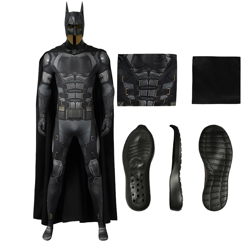 Halloween Carnival Bat Knight Cosplay Bruce Jumpsuit with Soles High Quality Superhero Printing Costume Fancy Battle Uniform
Halloween Carnival Bat Knight Cosplay Bruce Jumpsuit with Soles High Quality Superhero Printing Costume Fancy Battle Uniform