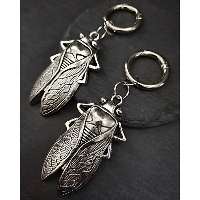Cicada Hoop Hangers | Unisex Jewelry, Punk Jewelry, Punk Hangers, Steampunk Insect Jewelry, Women's Fashion Earring Pendants
Cicada Hoop Hangers | Unisex Jewelry, Punk Jewelry, Punk Hangers, Steampunk Insect Jewelry, Women's Fashion Earring Pendants