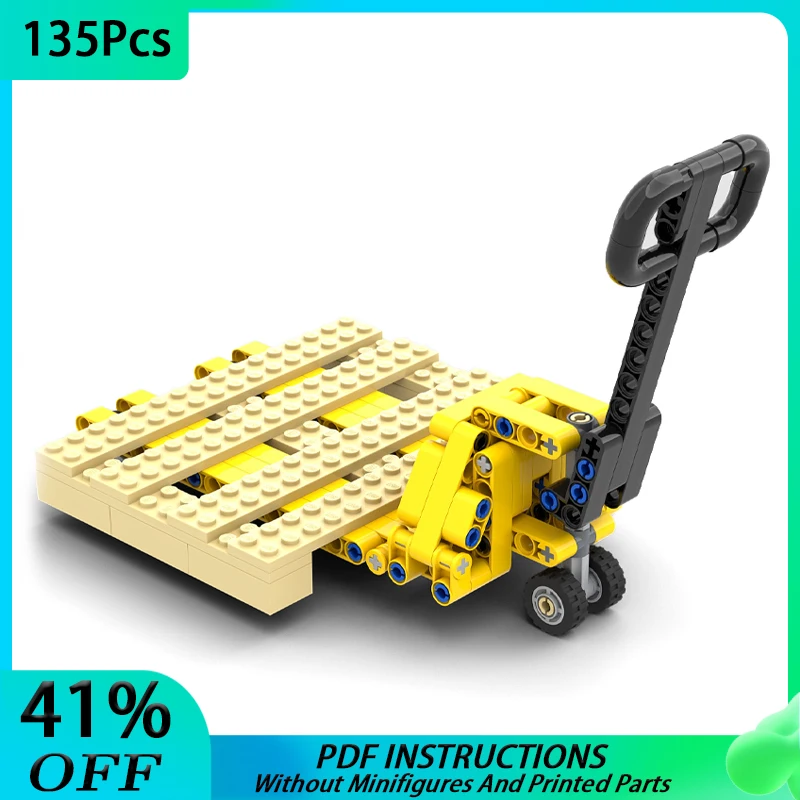MOC 1/8 Pallet Jack City Forklift Vehicle Drag Car Building Blocks DIY Educational Assemble Bricks Children Toys Birthday Gifts
MOC 1/8 Pallet Jack City Forklift Vehicle Drag Car Building Blocks DIY Educational Assemble Bricks Children Toys Birthday Gifts
