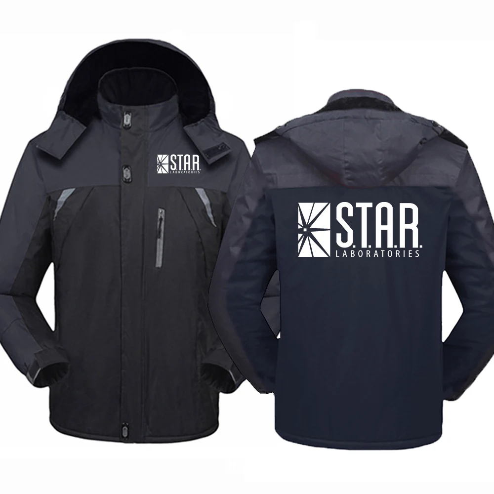 

2022 STAR Laboratories Men's New Winter Thicken Comfortable Hoodies Coats Waterproof Warmer Outerwears Windbreaker Jackets Tops