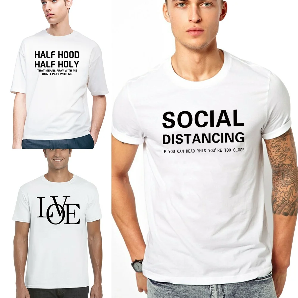 Summer Tees Casual Short Sleeve Text Printing T-Shirt Casual Top Male O-Neck Casual Trend T Shirt for Men Commuter Pullover Tops 
Summer Tees Casual Short Sleeve Text Printing T-Shirt Casual Top Male O-Neck Casual Trend T Shirt for Men Commuter Pullover Tops