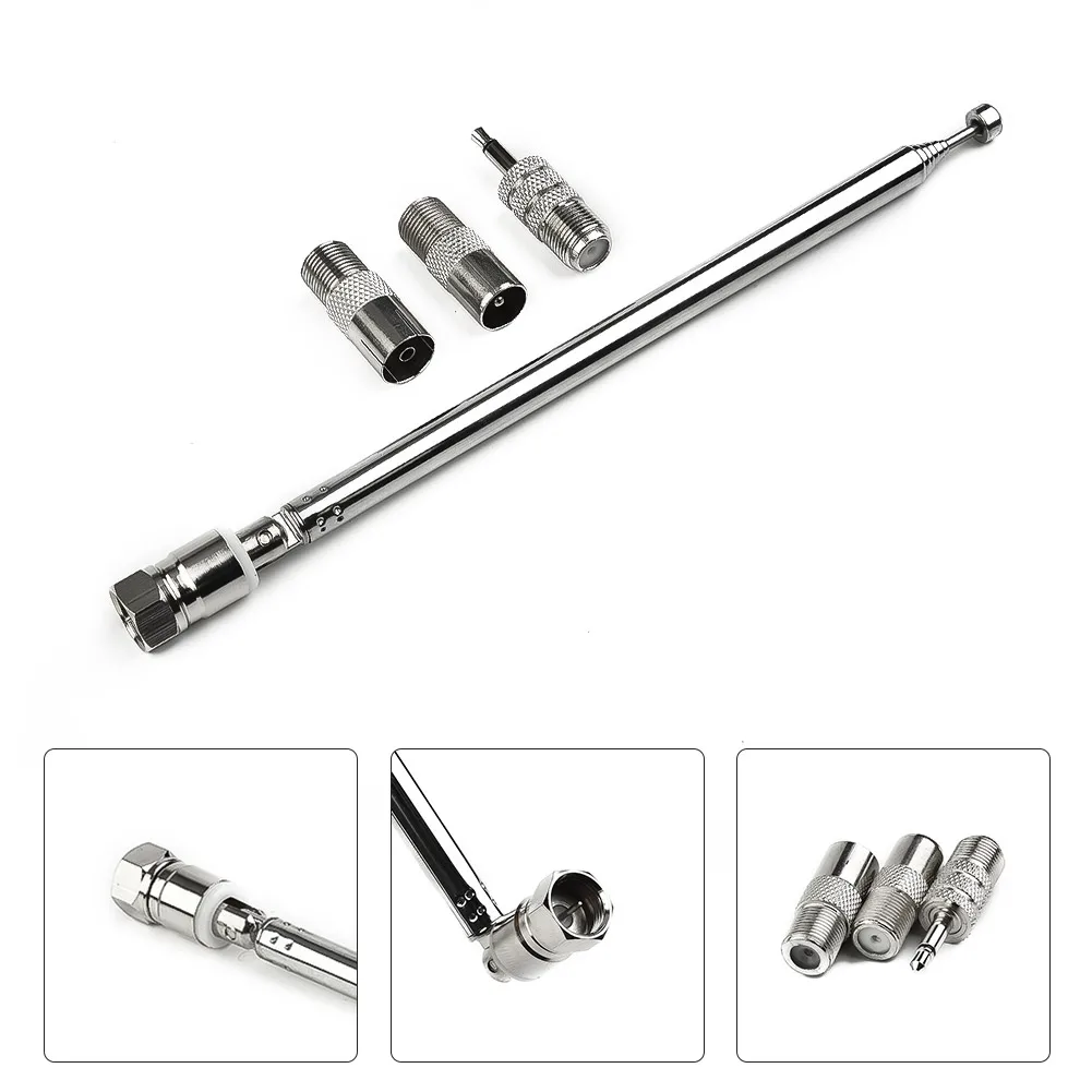 1Set Telescopic DAB FM Radio Aerial Adapter HiFi AV Receiver Mini System Aerial Antenna Length 75cm 7 Sections Car Exterior Part
1Set Telescopic DAB FM Radio Aerial Adapter HiFi AV Receiver Mini System Aerial Antenna Length 75cm 7 Sections Car Exterior Part