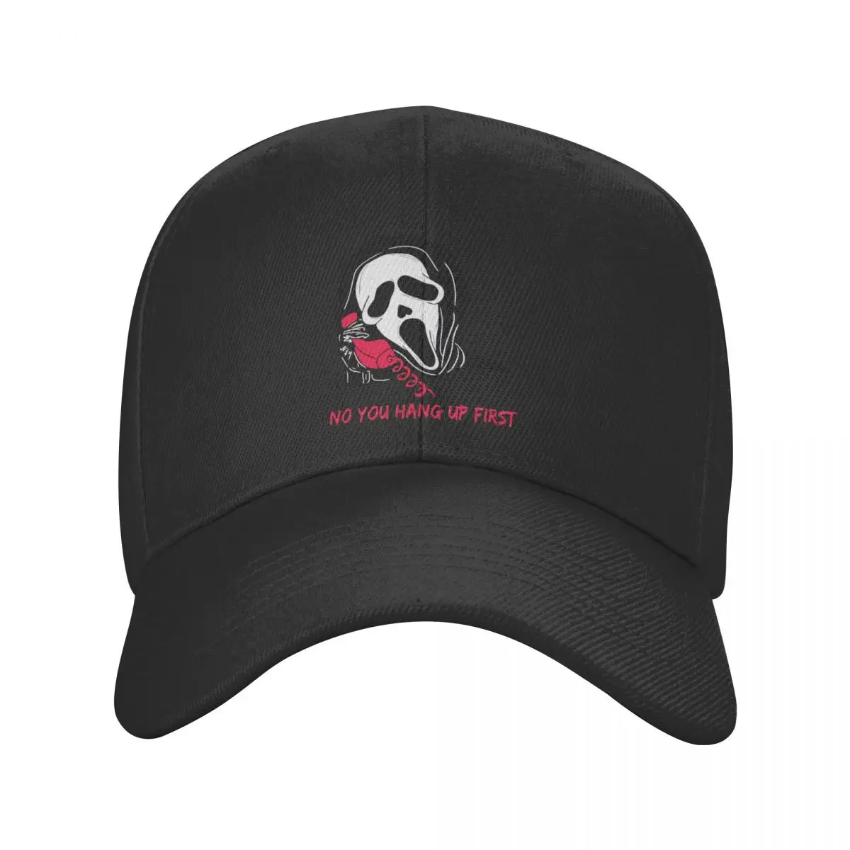 Ghostface No You Hang Up First Baseball Cap for Men Women Adjustable Sidney Prescott Film Scream Dad Hat Outdoor Snapback Caps
Ghostface No You Hang Up First Baseball Cap for Men Women Adjustable Sidney Prescott Film Scream Dad Hat Outdoor Snapback Caps