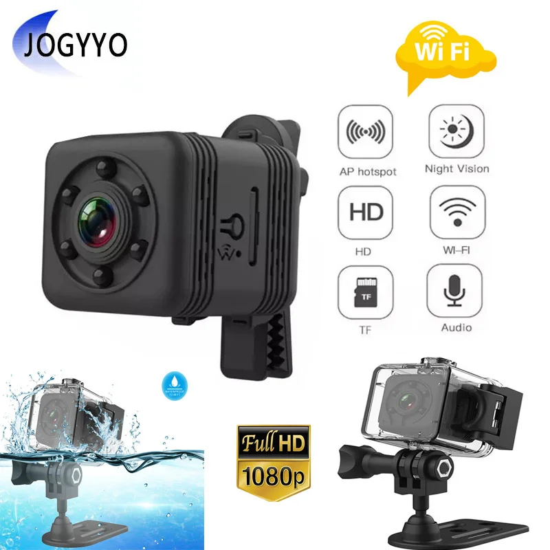 Mini SQ29 IP WIFI HD Surveillance Camera Small Waterproof Camcorder with Motion Detector Night Vision Security Video Recorder
Mini SQ29 IP WIFI HD Surveillance Camera Small Waterproof Camcorder with Motion Detector Night Vision Security Video Recorder